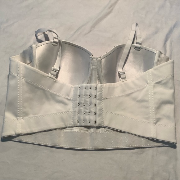 NWOT New Beautiful Gem Bustier, white color, size - Picture 7 of 9